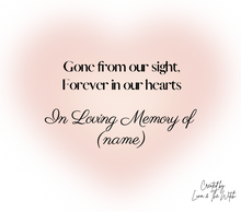 Load image into Gallery viewer, FOREVER IN OUR HEARTS
