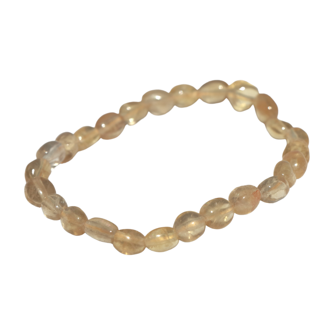 CITRINE TUMBLED STONE BRACELET