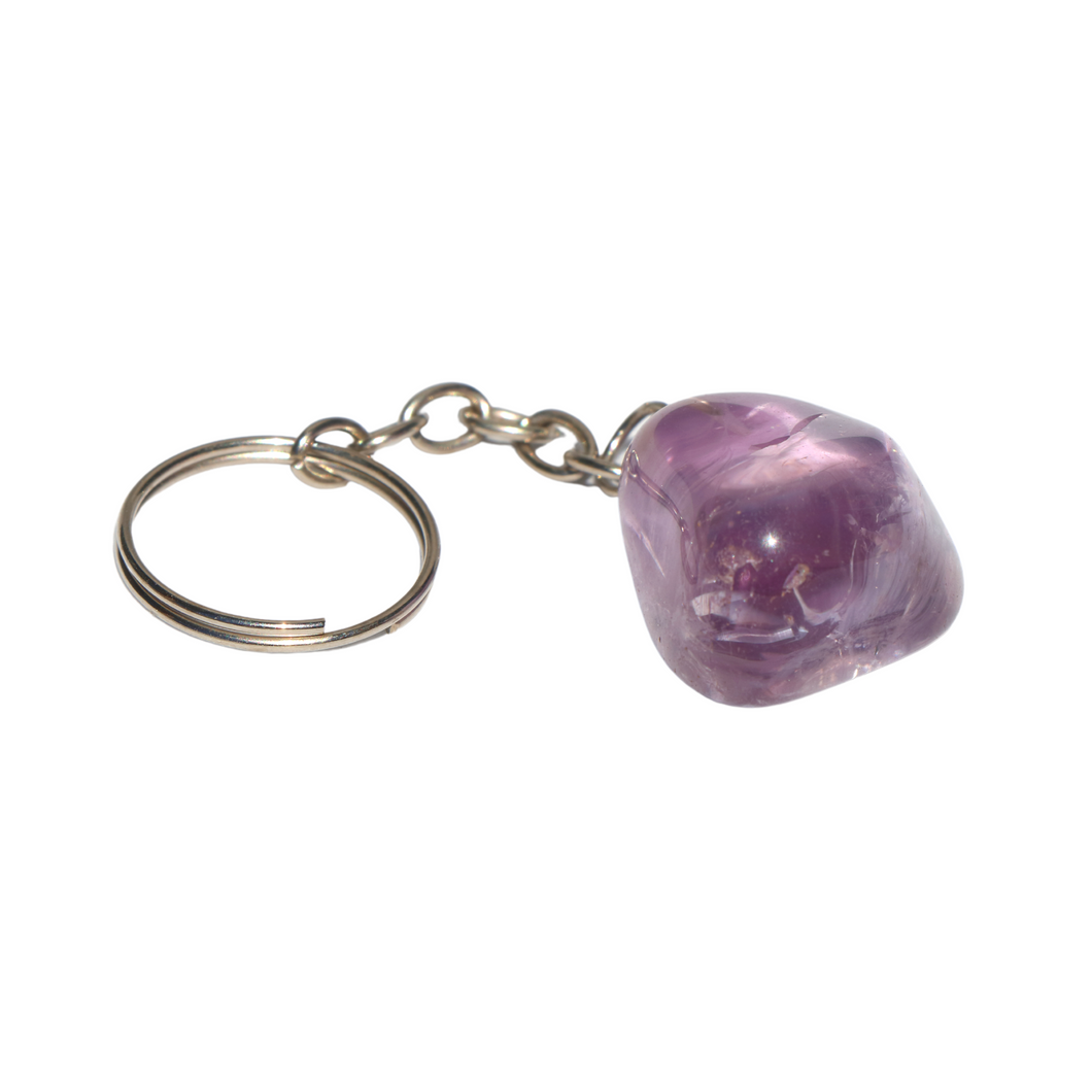 AMETHYST KEYRING